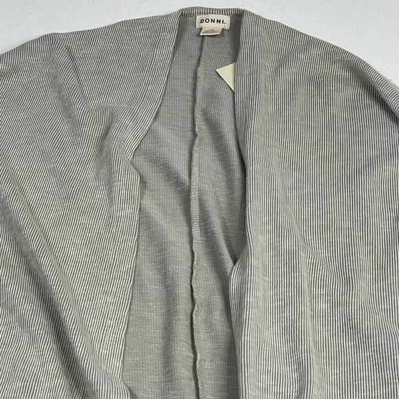 NWT - Women’s S/M/L One Size DONNI Sandwash Open Front Cardigan Sweater - Picture 12 of 12